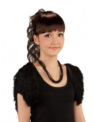Wigs2you 接髪片 日本正品 長 非主流日韓系百變髪繩 時尚 甜美可愛型WS-5021-MB